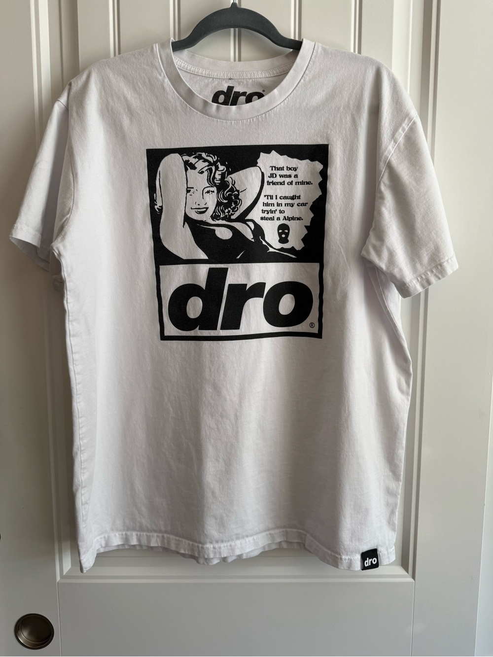DRO Life White "Boyz-n-the-Hood" Eazy-E Rap Graphic Tee Size L